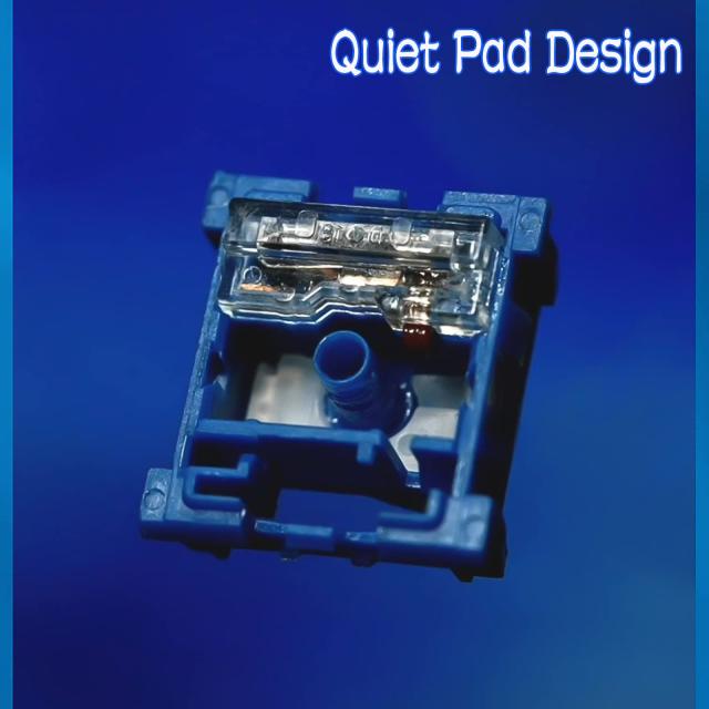 DRAOZA Kailh Box メカニカルキーボードスイッチ Deep-Sea Silent PRO リニアサイレントスイッチ (リニアサイレント Kailh Island 108個)_3