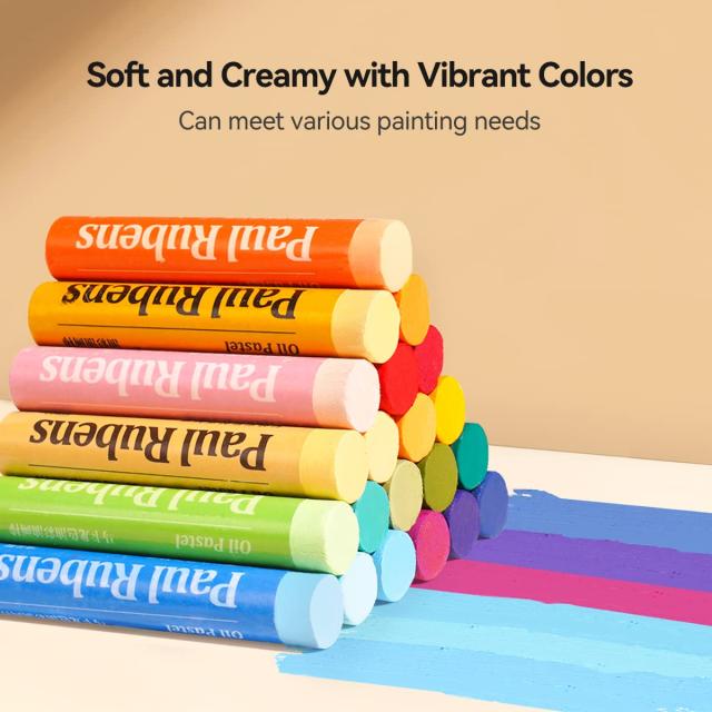 Paul Rubens オイルパステル、72色の花の色アーティストソフトオイル