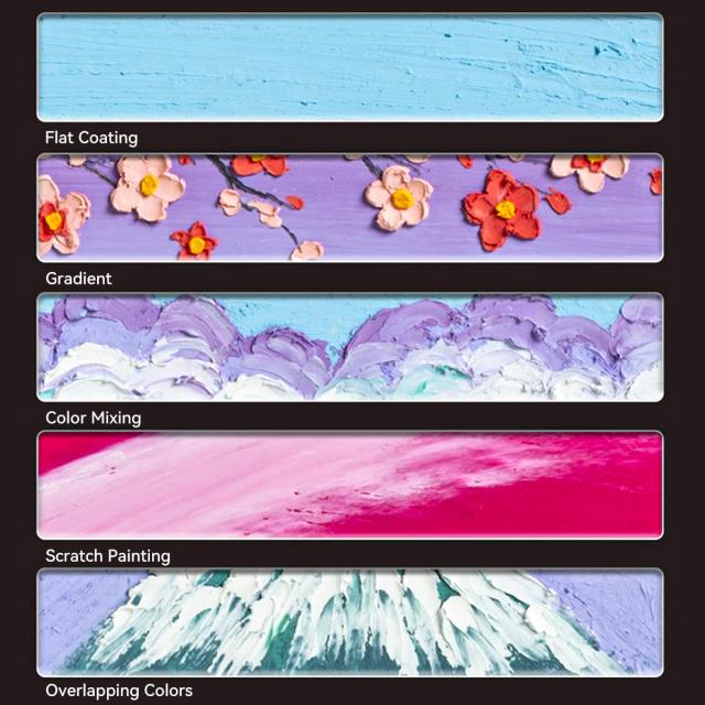 Paul Rubens オイルパステル、72色の花の色アーティストソフトオイル