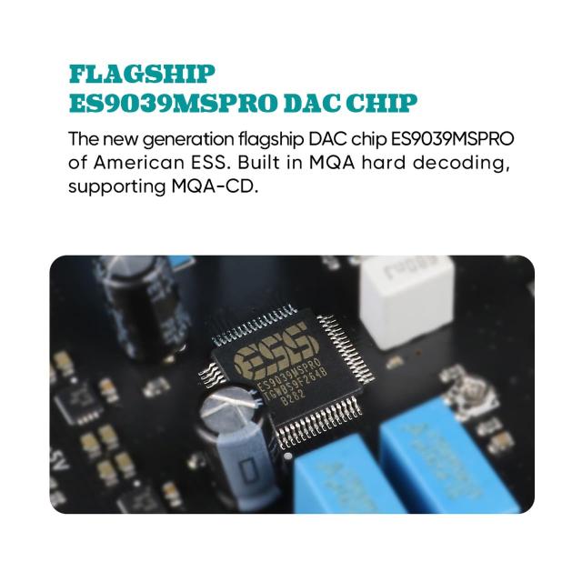 SMSL DO300 MQA DAC ES9039MSPRO XU316 DSD512 PCM32bit/768kHz バランス型 DAC QCC5125 Bluetooth5.1 LDAC USB/Bluetooth/OPT/COAX/l2S/