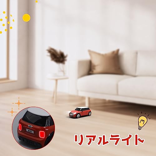 DEERC BMW ミニクーパー 1/76 ミニRCカー 30分連続使用 超MINI