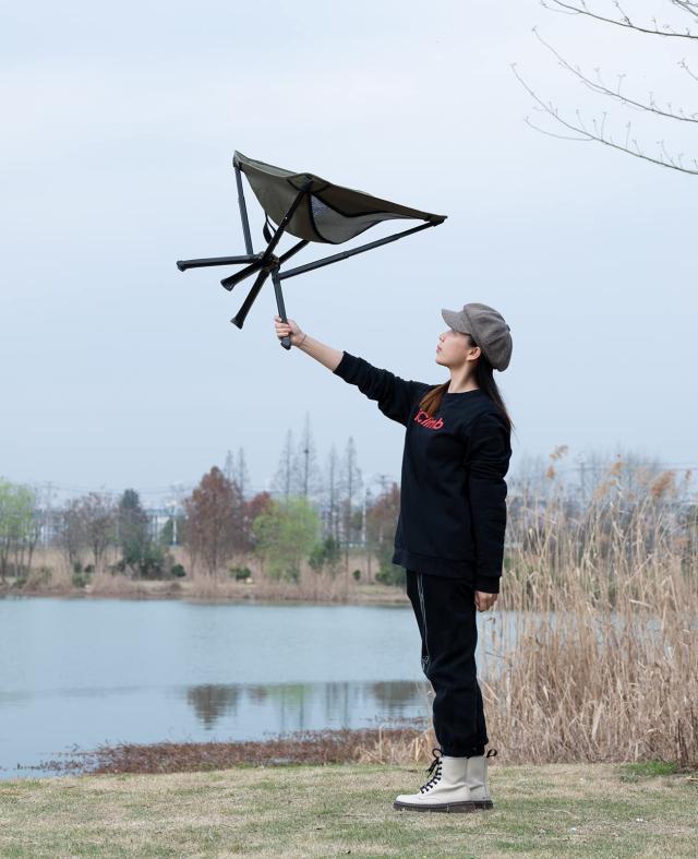 iClimb アウトドア 椅子 チェア コンパクト 折りたたみ ビーチチェア