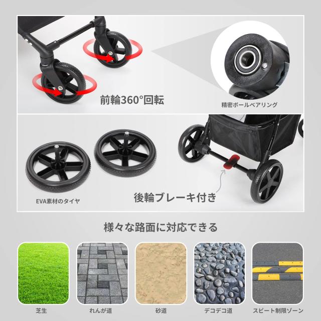 Aikenn ペットカート 犬用ベビーカー 小型犬 折り畳み 耐荷重15KG Amazon.co.jp: Aikenn ペットカート 犬用ベビーカー 小型犬