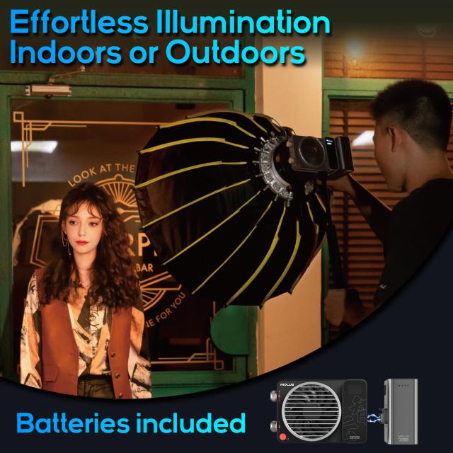 ZHIYUN MOLUS X100 COMBO LEDビデオライト 100W 撮影ライト_3