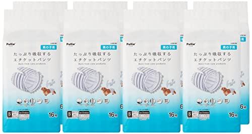 ペティオ (Petio) 犬用オムツ フレス たっぷり吸収するエチケットパンツ 男の子用 Ｓ１６枚 ケース販売_4
