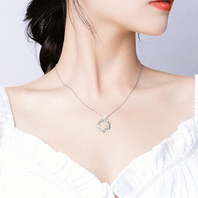 KIMIEVOL] ネックレス レディース ムーンストーン 6月 誕生石 惑星