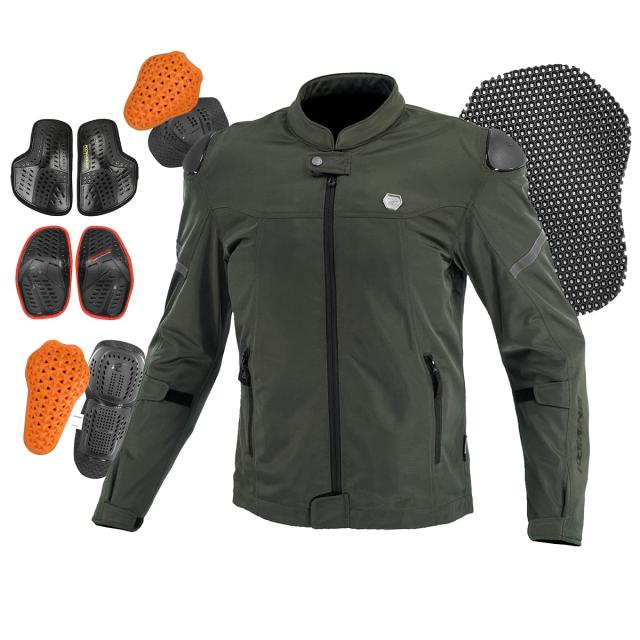 KOMINE] バイク用 JK-165 ハイプロテクトフルメッシュジャケット 07