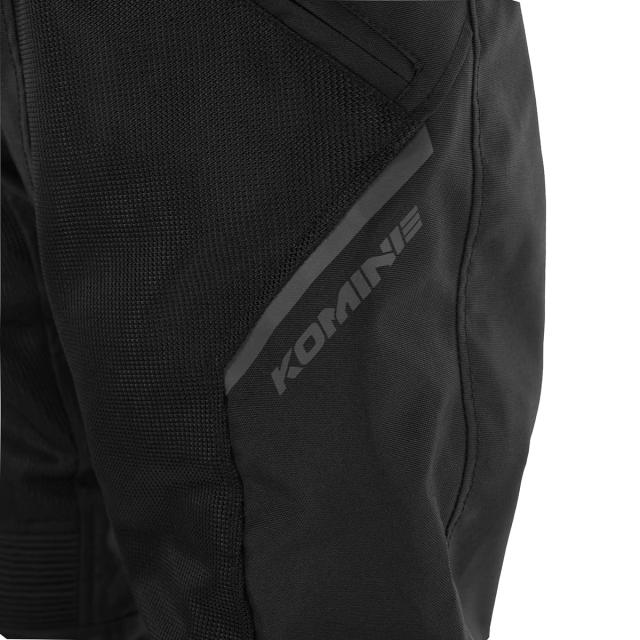 [KOMINE] バイク用 PK-7433 プロテクトライディングメッシュパンツ 07-7433 メンズ Black 5XLB
