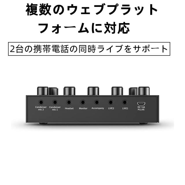 BONKYO オーディオインターフェース カラオケ V8S ライブ サウンド