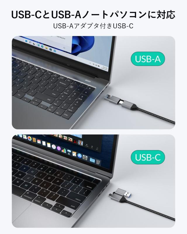GiGimundo LK10 10-in-1 Type-C ドッキングステーション MacBook Air M1 M2対応 Displaylink対応 デュアル4 K 60 Hz出力 3xUSB3.2 Gen2 1_6