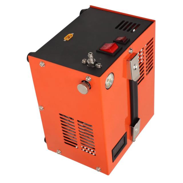 PCP エアーコンプレッサー 4500psi / 30MPa DC 12V 高圧エアーコンプレッサーポンプ コンバーター内蔵 ペイントボールガンやHPAタンクな