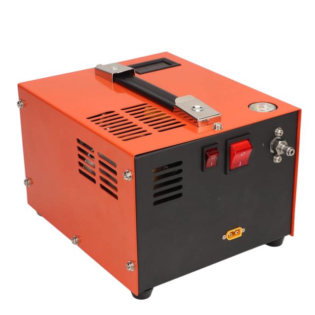 PCP エアーコンプレッサー 4500psi / 30MPa DC 12V 高圧エアーコンプレッサーポンプ コンバーター内蔵 ペイントボールガンやHPAタンクな