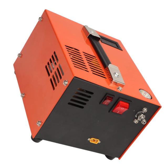 PCP エアーコンプレッサー 4500psi / 30MPa DC 12V 高圧エアーコンプレッサーポンプ コンバーター内蔵 ペイントボールガンやHPAタンクな