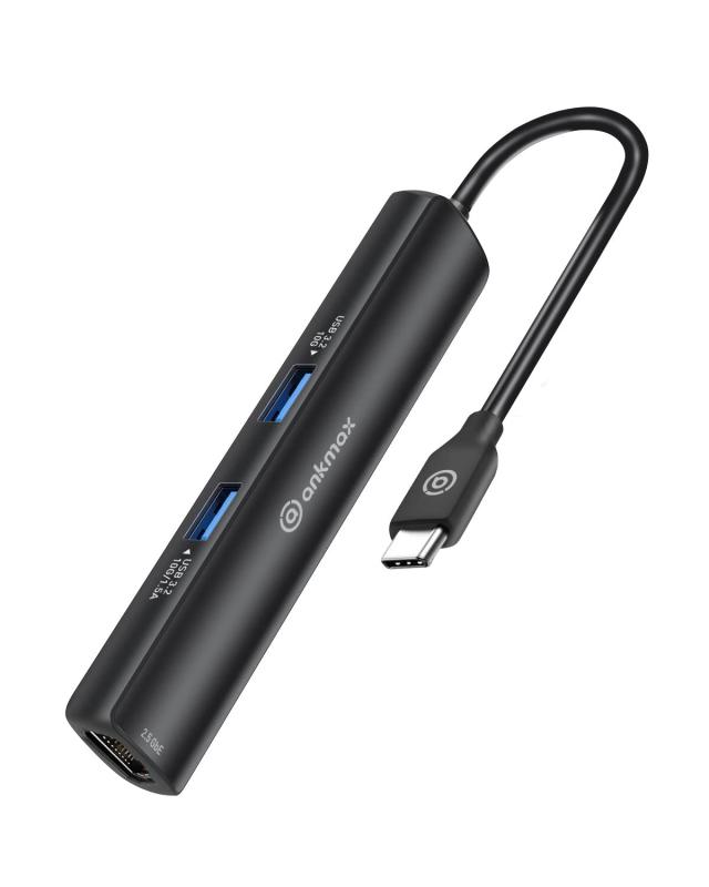 Ankmax USB Cハブ P64HG2 (USB4、6in1) マルチポートアダプタ、8K@60Hz HDMI、10Gbps USB-A ＆ USB-C データポート、2.5G Ethernetポート_6