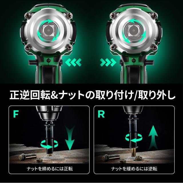 電動インパクトレンチ 充電式 20V 3000mAhバッテリー コードレス 無断