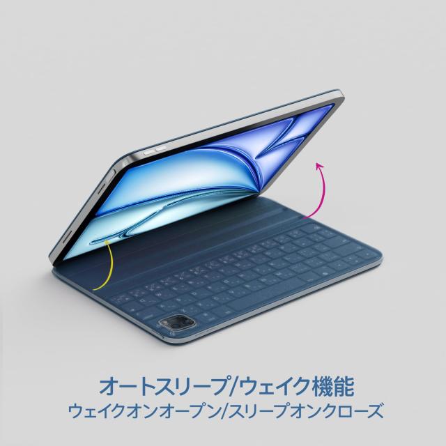 HOU iPad Air 11インチ M2/M3 / iPad Air 10.9インチ (第4世代・第5世代) / iPad Pro 11インチ (第1/2/3/4世代) 対応 キーボード付きケー_5