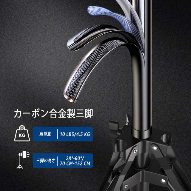 NiceVeedi 写真撮影ソフトボックス 40x40cmライトボックス LED 撮影用照明キッ 160cm調整可能三脚付き 5400K 写真照明用セット 折り畳みの通販は