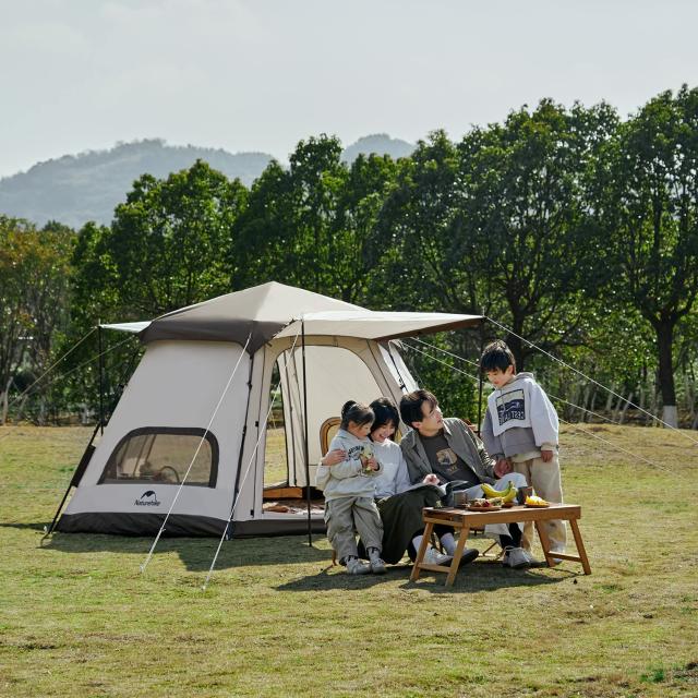Naturehike ワンタッチ テント 3人 4人 5人用 ？ロッジ型 UPF50+