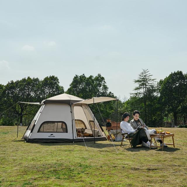 Naturehike ワンタッチ テント 3人 4人 5人用 ？ロッジ型 UPF50+