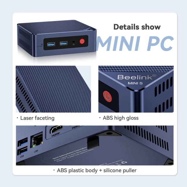 Beelink 第12世代Intel Alder Lake-N95プロセッサー（最大3.40
