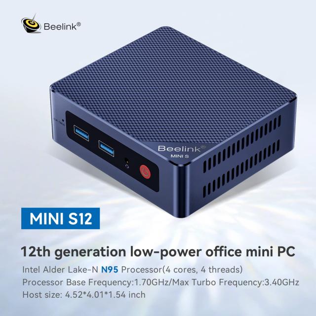 Beelink 第12世代Intel Alder Lake-N95プロセッサー（最大3.40