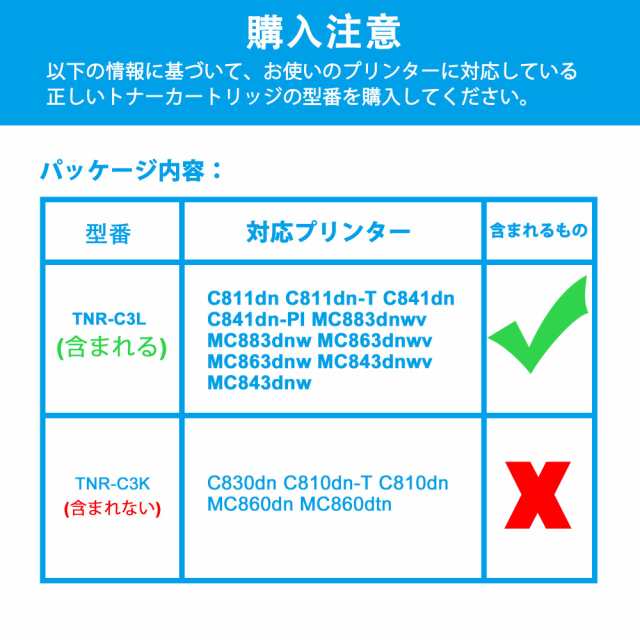 LCL OKI用 TNR-C3L TNR-C3LY1 TNR-C3LY3 5000枚 再生トナー