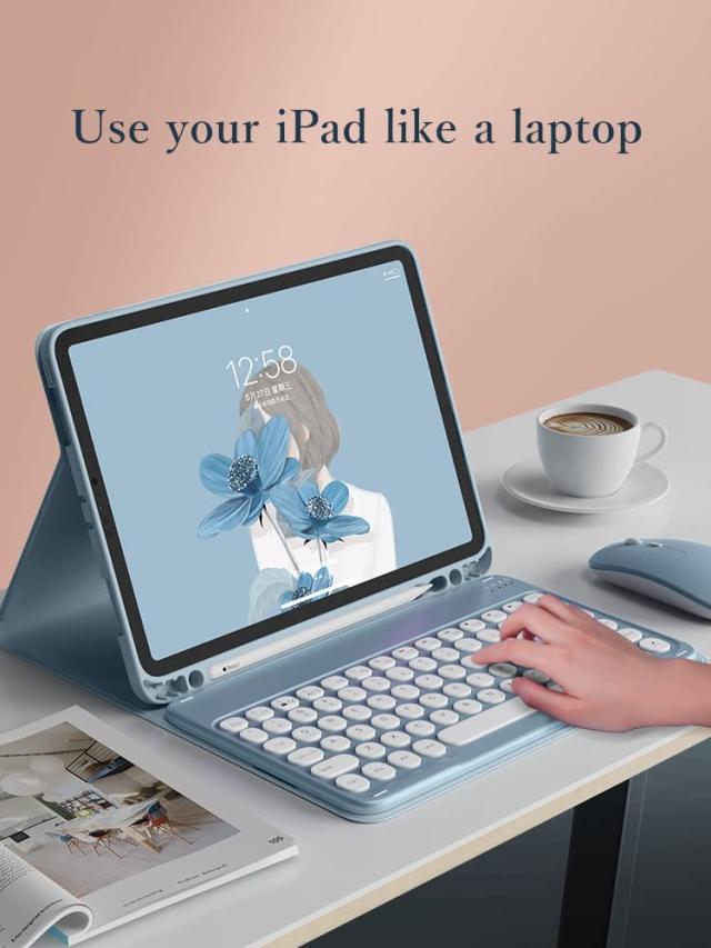 iPad Air2 (Bluetoothキーボード＋カバー付き) 美品】iPad Air2 32GB