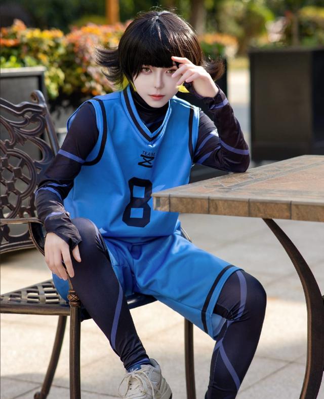 蜂楽廻　コスプレ　ユニフォーム　ウィッグ NOKIJP] ブルーロック コスプレ 蜂楽 廻 コスプレ衣装 ウィッグ