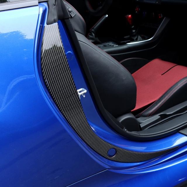 AIRSPEED トヨタ GR86 ZN8 スバル BRZ ZD8 2021 2022 2023 2024 専用 リアルハードカーボンファイバー製 付属品一部分 カードアプ