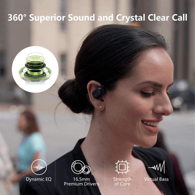 オーラダンスoldance OWS2 ワイヤレスイヤホン ブラック×ブルー　新品 Amazon.co.jp: Oladance OWS2 オープンイヤホン Bluetooth 5.3