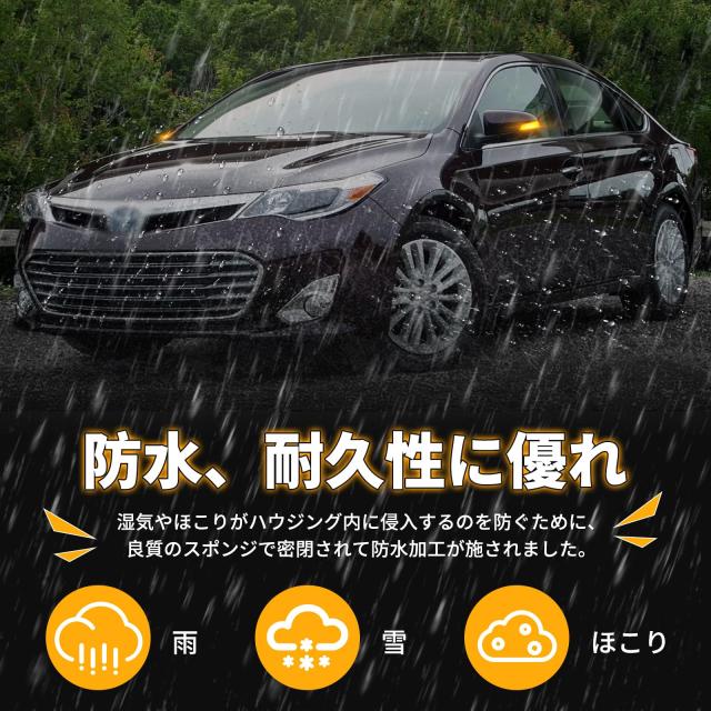 NEIFILES アクア NHP10ドアミラーウイカー ヴィッツ130系シーケンシャルドアミラーウイカー ポルテ140系 アバロン などサイド ミラー ウの通販は