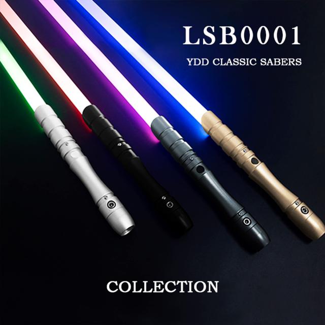 【美品】YDDライトセーバー 16色変化 LEDモデル アルミ製 コスプレ 2本 美品】YDDライトセーバー 16色変化 LEDモデル アルミ製 コスプレ