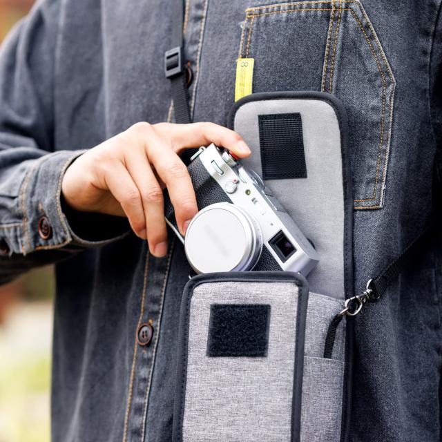 JJC 小型 カメラケース カメラポーチ Fujifilm X100VI X100V