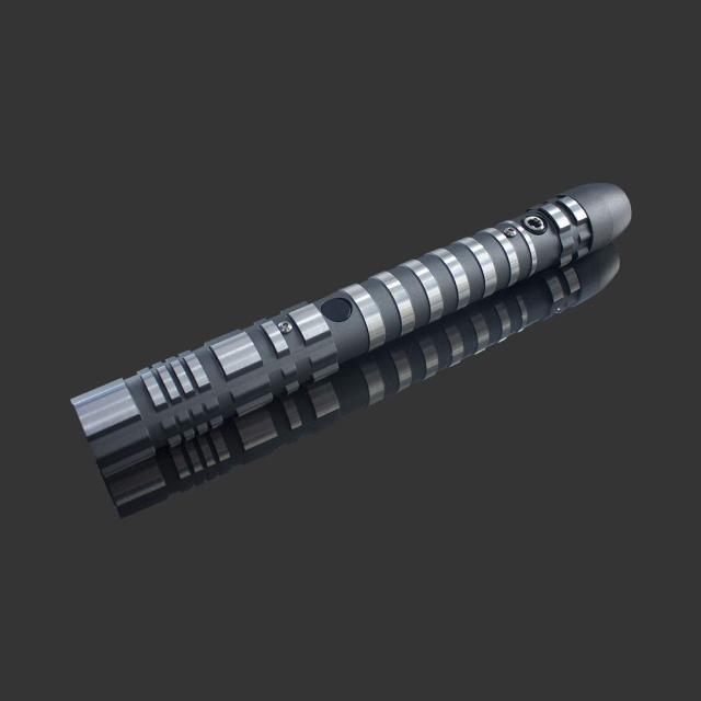 YDD ライトセイバー フルカラー16色切り替え 金属アルミニウム柄、 ゴースト プレミアム フォース FX ブラックシリーズ ライトセイバー 3