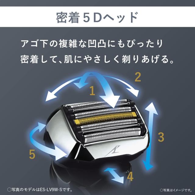 パナソニック ラムダッシュPRO メンズシェーバー 5枚刃 全自動洗浄充電 
