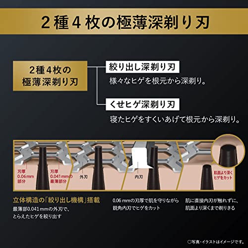 パナソニック ラムダッシュPRO メンズシェーバー 6枚刃 全自動洗浄充電