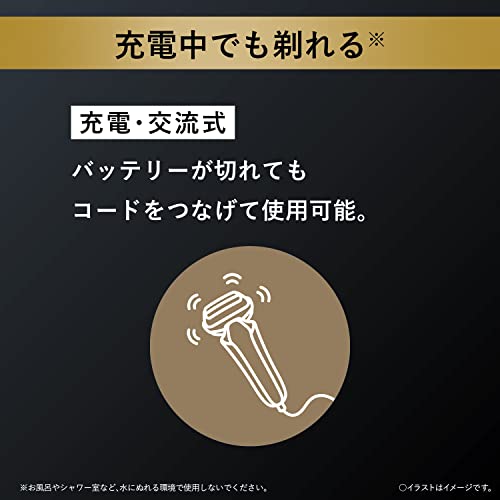 パナソニック ラムダッシュPRO メンズシェーバー 6枚刃 全自動洗浄充電器・セミハードケース付 充電中でも剃れる クラフトブラック ES-LS_5