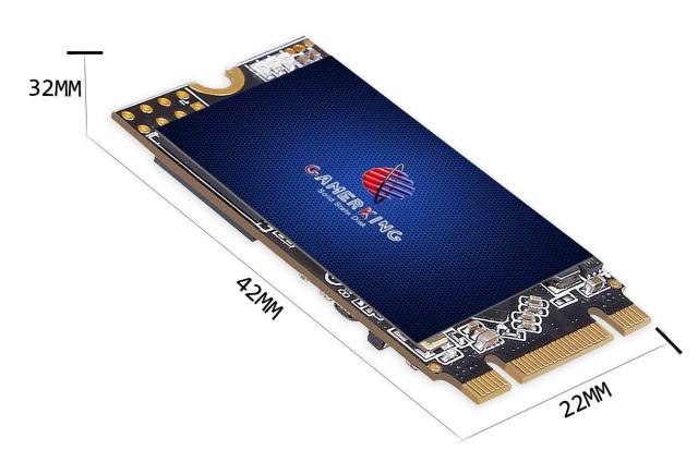 Gamerking SSD M.2 2242 512GB NGFF SATA iii b+m Key 6Gb/s 3D NAND TLC 内蔵 SSD 高速 低発熱 低消費電力, PC/ノートパソコン/ウルトラ