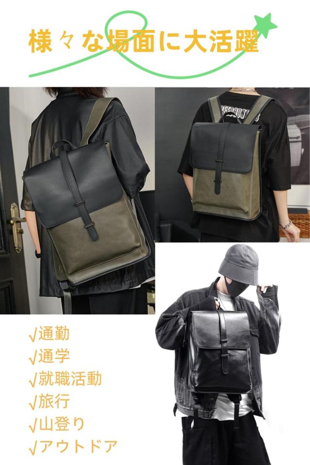 最新作，100%新品 [Clairu0026Gina] リュック メンズ バックパック 