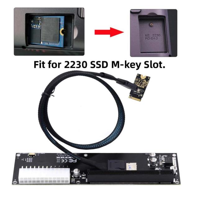 cablecc PCI-E 3.0 M.2 M-Key to Oculink SFF-8611 SFF-8612 ホストアダプター GPD Win Max2 外付けグラフィックスカード＆SSD用_6
