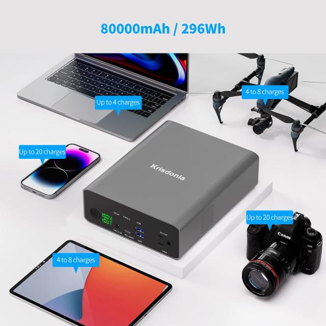 オンラインストア卸売り Krisdonia ポータブル電源 モバイルバッテリー 