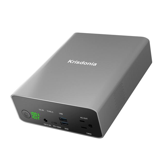 Krisdonia ポータブル電源 80000mAh 大容量 モバイルバッテリ