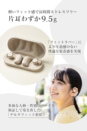 NTT sonority nwm (ヌーム) オープンイヤー イヤホン 耳スピ 耳