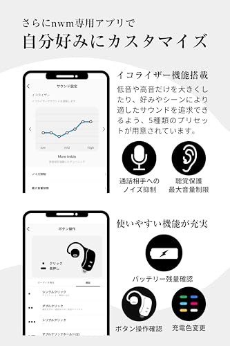 NTT sonority nwm (ヌーム) オープンイヤー イヤホン 耳スピ 耳 NTT sonority nwm (ヌーム) オープンイヤー イヤホン 耳スピ 耳