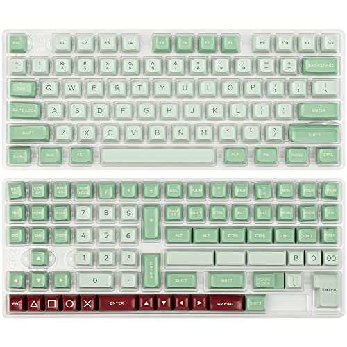 Red Dot Matcha ASA カスタムキーキャップ、Cherry/Gateron MX 軸 60% / 64 / GK61  ゲーミングメカニカルキーボード用 150 キーのダブルの通販はau PAY マーケット - hkマーケット | au PAY マーケット－通販サイト