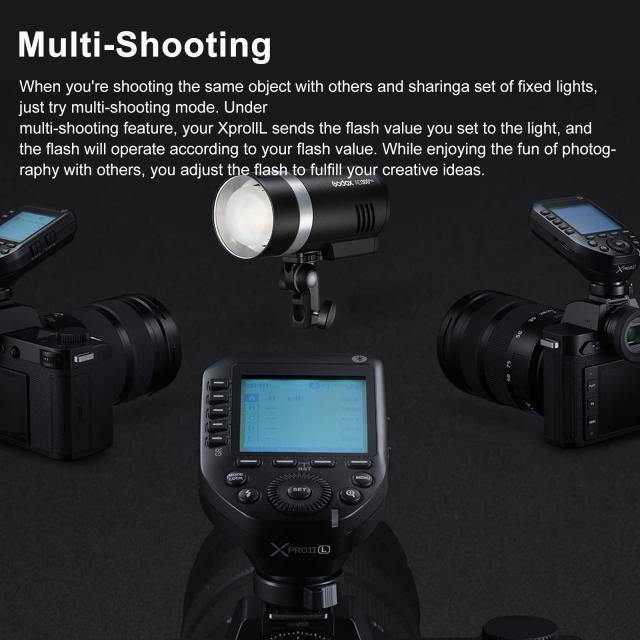 GODOX XProII-Sカメラフラッシュトリガ［アップグレード版