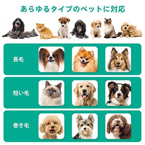 lvittyPet 犬 バリカン 2.2L大容量 13KPa 充電式コードレス