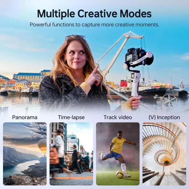 公式旗艦店 ZHIYUN CRANE M3S COMBO 3軸ジンバル スタビライザー ミラーレスカメラ Gopro アクションカメラ_7