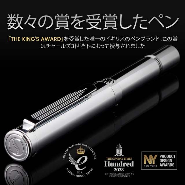 Scriveiner シルバー クローム ボールペン EDC 高級 ペン 華やか 重厚感 ポケット ペン クローム仕上げ 快適な書き心地 ペン 男性 女性への通販は