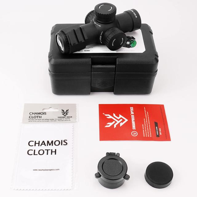 SWAMP DEER OPTICS ライフルスコープ 3x30IR固定倍率 ショート